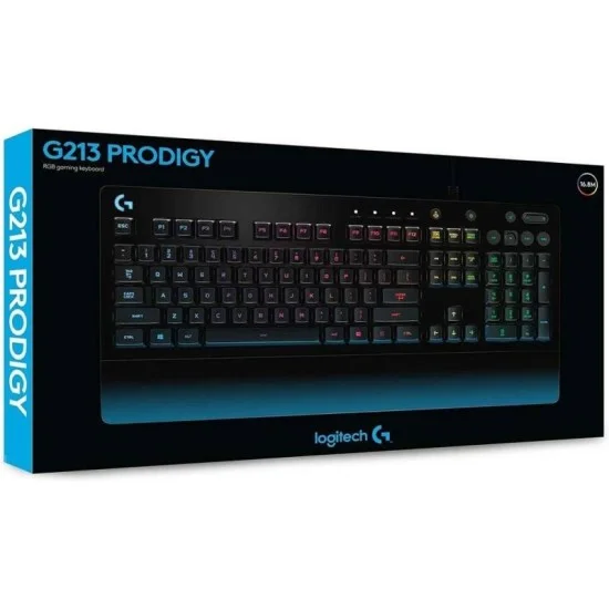 Logitech G213 Prodigy Gaming Keyboard - Black